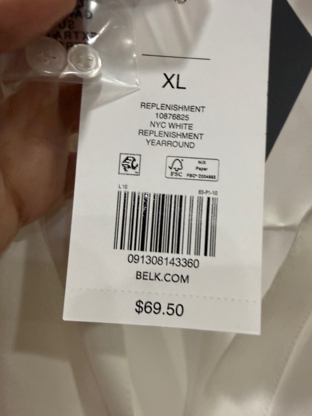 The Limited White Button-Up Shirt - Picture 3 of 10